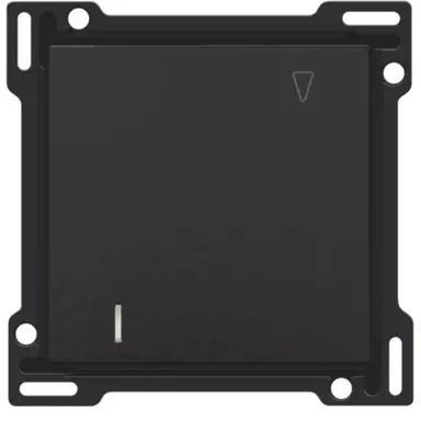 Niko 200-61901 afwerkingsset voor hotelkaartschakelaar piano black coated