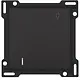 Niko 200-61901 afwerkingsset voor hotelkaartschakelaar piano black coated