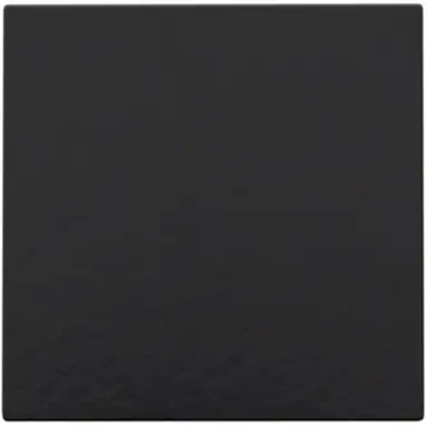 Niko 200-76001 blindplaat met kabeluitvoer piano black coated