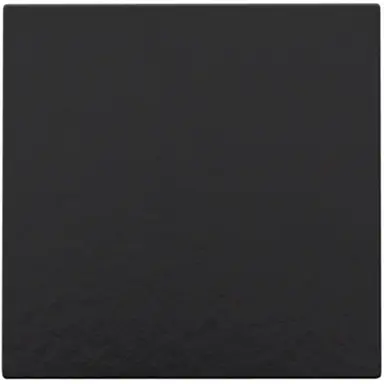 Niko 200-76001 blindplaat met kabeluitvoer zonder draagring piano black coated