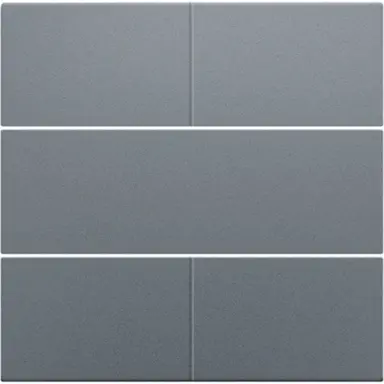 Niko 220-40050 afwerkingsset voor 4-voudige potentiaalvrije drukknop 24 V blue grey coated