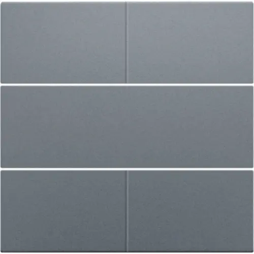 Niko 220-40050 afwerkingsset voor 4-voudige potentiaalvrije drukknop 24 V blue grey coated