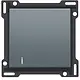Niko 220-60005 schakelwip enkelvoudig met lens blue grey coated