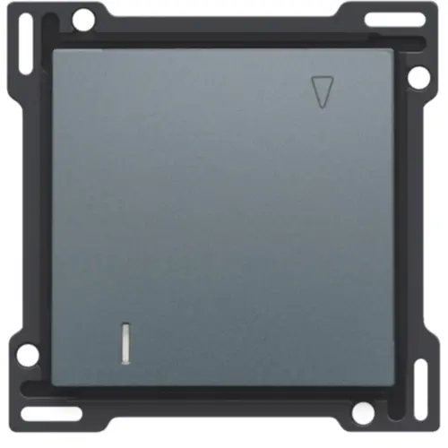 Niko 220-61901 afwerkingsset voor hotelkaartschakelaar blue grey coated