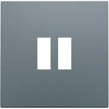 Niko 220-68001 centraalplaat voor USB contactdoos blue grey coated