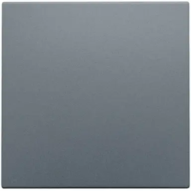 Niko 220-76001 blindplaat met kabeluitvoer zonder draagring blue grey coated