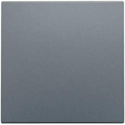 Niko 220-76001 blindplaat met kabeluitvoer zonder draagring blue grey coated