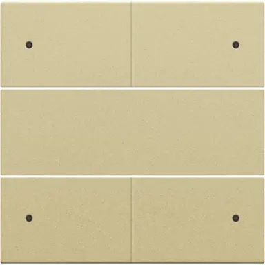 Niko 221-40150 afwerkingsset voor 4 voudige potentiaalvrije drukknop 24 V met LED's gold coated