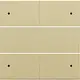 Niko 221-40150 afwerkingsset voor 4 voudige potentiaalvrije drukknop 24 V met LED's gold coated
