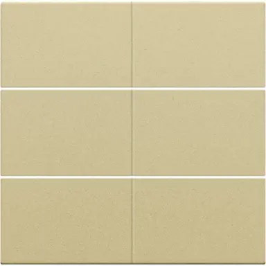 Niko 221-60050 afwerkingsset voor 6-voudige potentiaalvrije drukknop 24 V gold coated