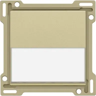 Niko 221-60905 schakelwip enkelvoudig met tekstveld gold coated