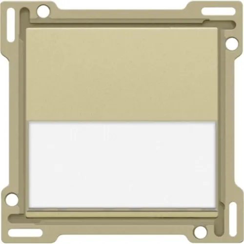Niko 221-60905 schakelwip enkelvoudig met tekstveld gold coated