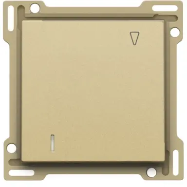 Niko 221-61901 afwerkingsset voor hotelkaartschakelaar gold coated