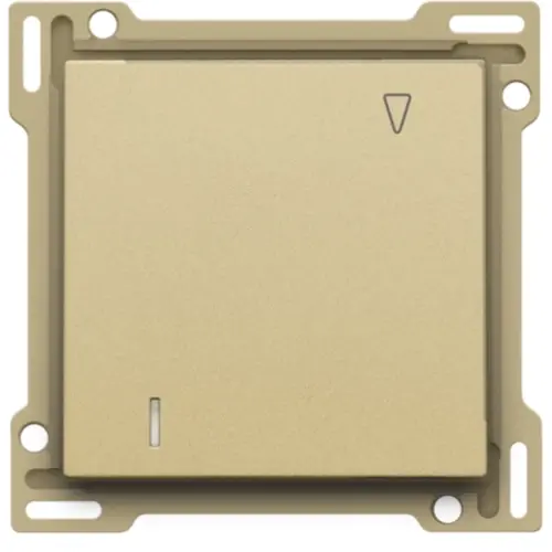 Niko 221-61901 afwerkingsset voor hotelkaartschakelaar gold coated