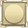 Niko 221-65938 draaiknop 1-0-2 tbv draaischakelaar gold coated