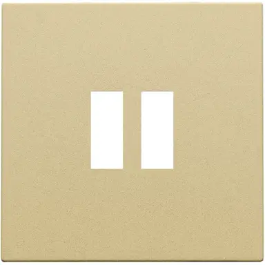 Niko 221-68001 centraalplaat voor USB contactdoos gold coated