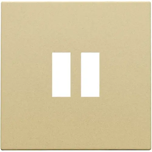 Niko 221-68001 centraalplaat voor USB contactdoos alu gold coated