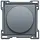 Niko 220-65938 draaiknop 1-0-2 tbv draaischakelaar blue grey coated