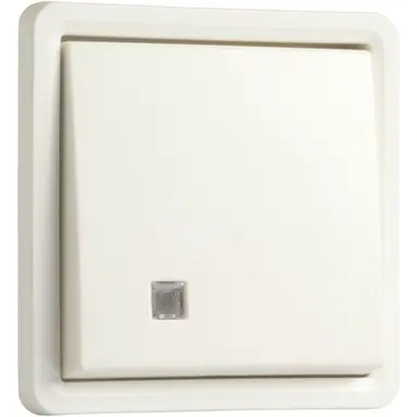 Niko 701-37205 Hydro schakelaar 2-polig met controlevenster steekklemmen 10A wit