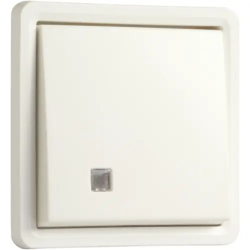 Niko 701-37205 Hydro schakelaar 2-polig met controlevenster steekklemmen 10A wit