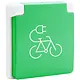 Niko 701-36870 Hydro wandcontactdoos fiets oplaadpunt met schroefklemmen wit/groen