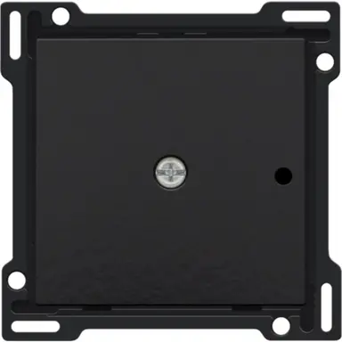 Niko 200-77001 afwerkingsset voor 1-kanaals inbouw RF-ontvanger piano black coated