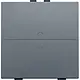 Niko 220-00004 enkelvoudige toets met pijlsymbolen voor draadloze schakelaar met twee toetsen blue grey coated