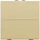 Niko 221-00001 enkelvoudige toets voor draadloze schakelaar met twee toetsen gold coated