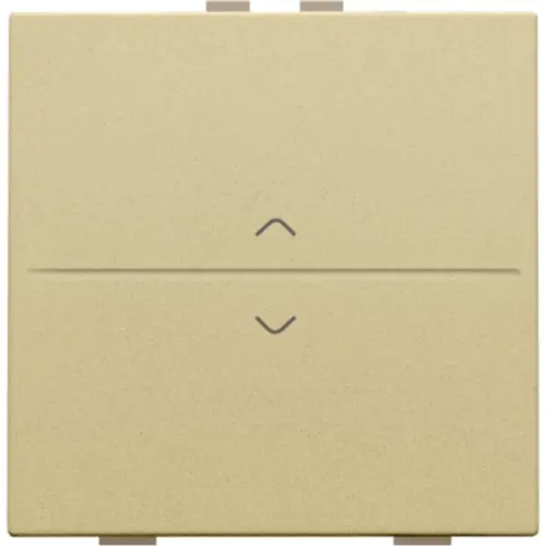 Niko 221-00004 enkelvoudige toets met pijlsymbolen voor draadloze schakelaar met twee toetsen gold goated