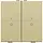 Niko 221-00008 toets 2x rf / bus i-o