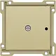 Niko 221-77001 afwerkingsset voor 1-kanaals inbouw RF-ontvanger gold coated