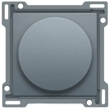 Niko 220-31000 dimmerknop voor 1-10V potentiometer of toerenregelaar steel grey coated