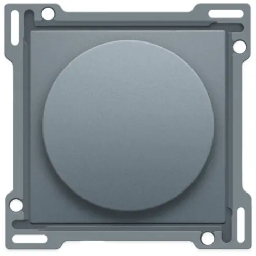 Niko 220-31000 dimmerknop voor 1-10V potentiometer of toerenregelaar steel grey coated