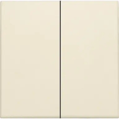 Niko 100-31004 afwerkingsset voor dubbele elektronische schakelaar cream