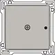 Niko 157-77001 afwerkingsset voor 1-kanaals inbouw RF-ontvanger champagne coated