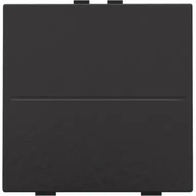 Niko 200-00001 enkelvoudige toets voor draadloze schakelaar met twee toetsen piano black coated
