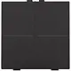 Niko 200-00007 tweevoudige toets voor draadloze schakelaar piano black coated