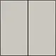 Niko 102-31004 afwerkingsset voor dubbele elektronische schakelaar light grey