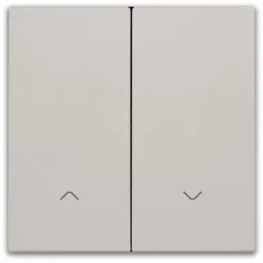 Niko 102-31006 afwerkingsset voor elektronische rolluikschakelaar light grey