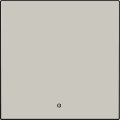 Niko 102-32002 afwerkingsset met lens voor elektronische schakelaar/dimmer light grey