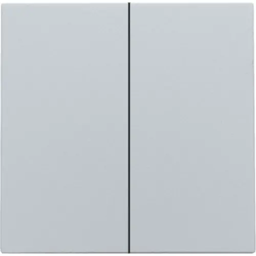 Niko 121-31004 afwerkingsset voor dubbele elektronische schakelaar sterling coated
