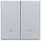 Niko 121-31006 afwerkingsset voor elektronische rolluikschakelaar sterling coated