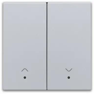 Niko 121-32006 afwerkingsset met lens voor elektronische rolluikschakelaar sterling coated