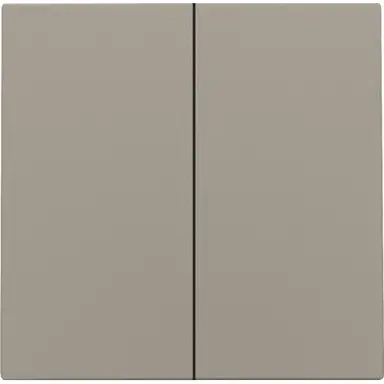 Niko 123-31004 afwerkingsset voor dubbele elektronische schakelaar bronze coated