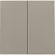Niko 123-31004 afwerkingsset voor dubbele elektronische schakelaar bronze coated