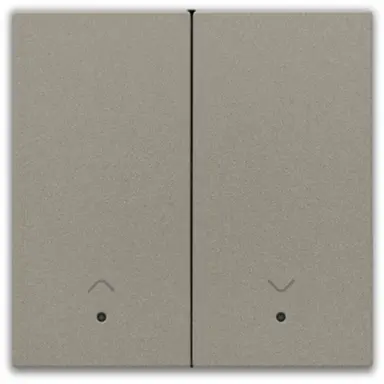 Niko 123-32006 afwerkingsset met lens voor elektronische rolluikschakelaar bronze coated