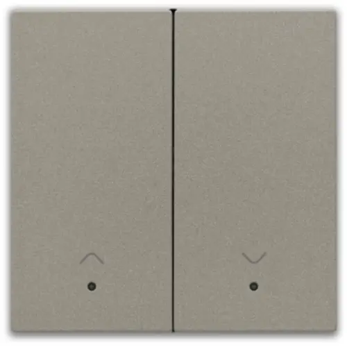 Niko 123-32006 afwerkingsset met lens voor elektronische rolluikschakelaar bronze coated
