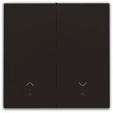 Niko 124-31006 afwerkingsset voor elektronische rolluikschakelaar dark brown coated