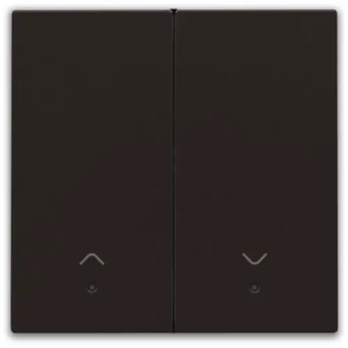 Niko 124-31006 afwerkingsset voor elektronische rolluikschakelaar dark brown coated