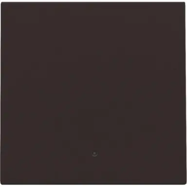 Niko 124-32002 afwerkingsset met lens voor elektronische schakelaar/dimmer dark brown coated